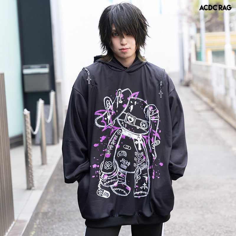 Blood Nero Hoodie (Men Ver) – ACDC RAG