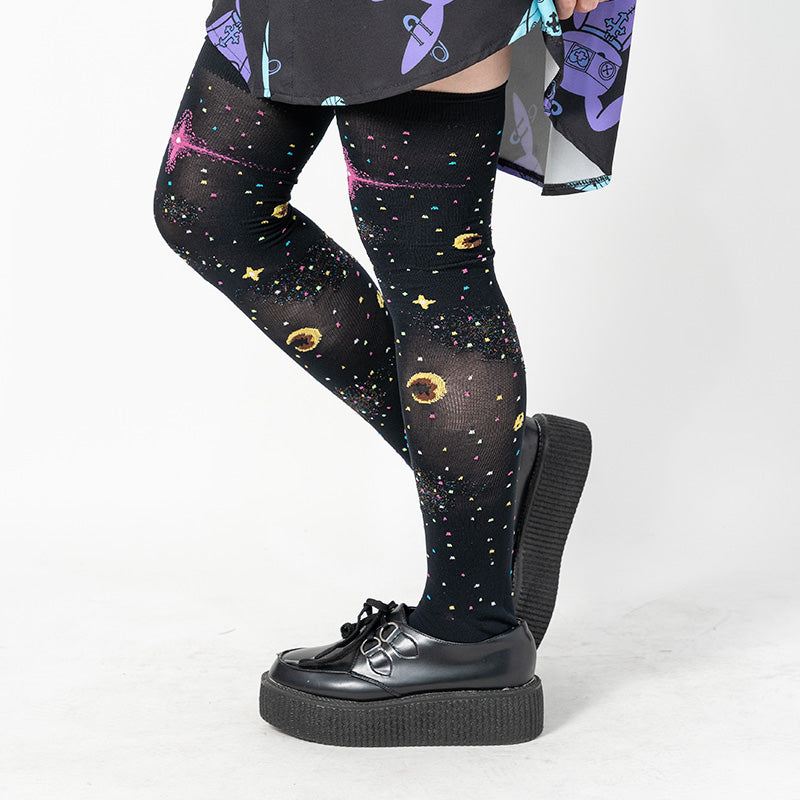 I read an image to a gallery viewer, Galaxy Knee-High Socks