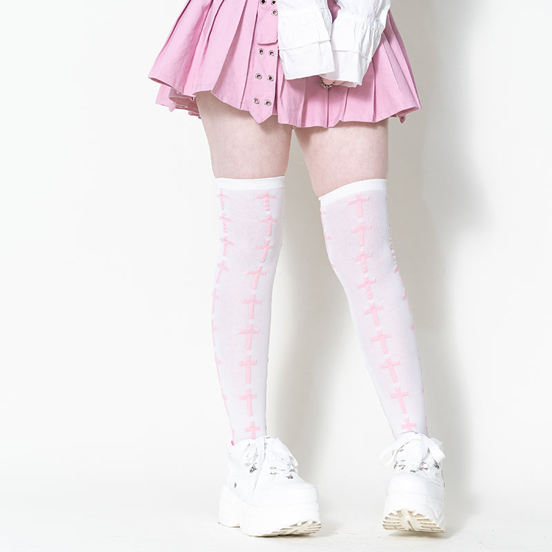 ACDC RAG Pastel Glue Amy Loose Socks Pink – YouAreMyPoison