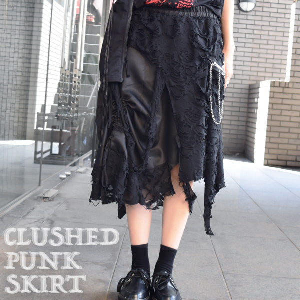 Crushed Punk Skirt 