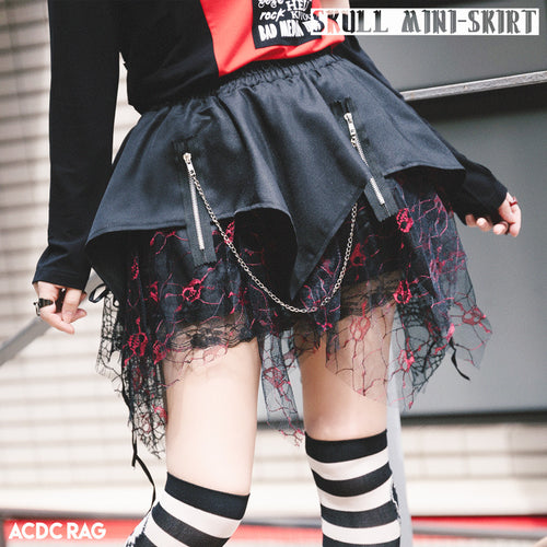 NEW Skull Mini-Skirt