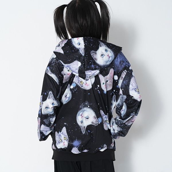 I read an image to a gallery viewer, CAT ZIP BIG Hoodie