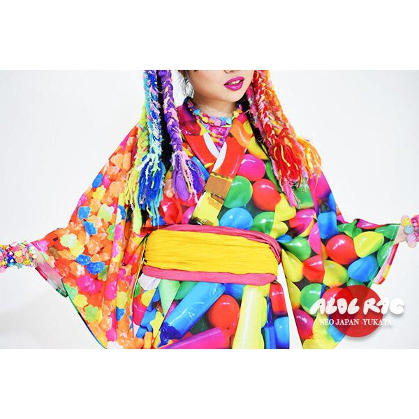 I read an image to a gallery viewer, Pop Candy Kimono