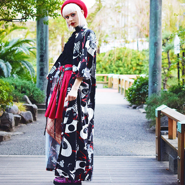 ギャルソン　着物　キモノ　コート　アーカイブ　80s ギャルソン着物キモノコートアーカイブ80s