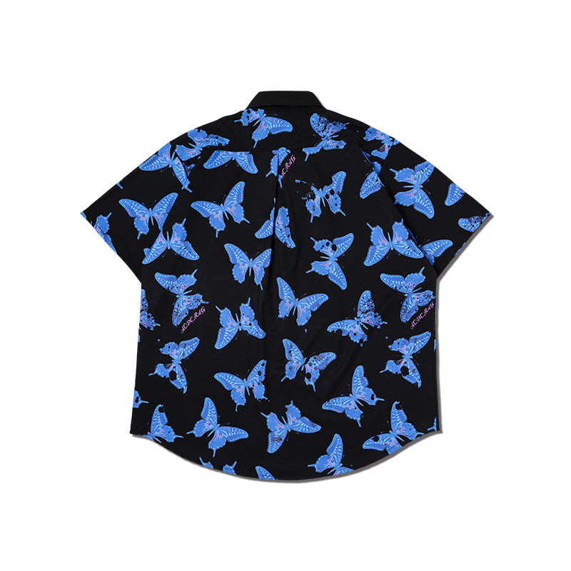I read an image to a gallery viewer, [Short Sleeve] Butterfly Shirt