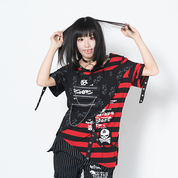 PUNKSボーダーTシャツ – ACDC RAG