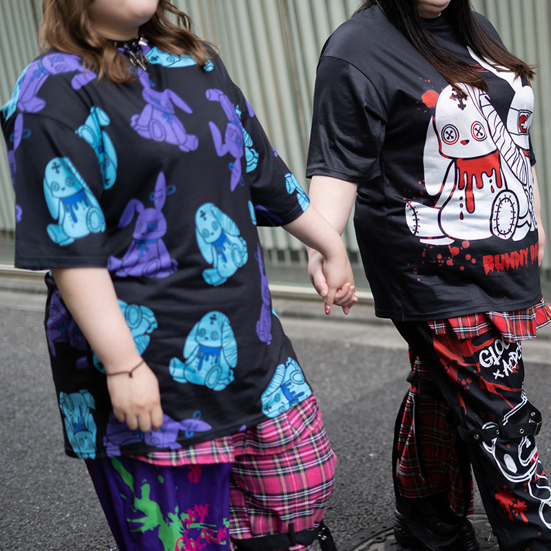 I read an image to a gallery viewer, P Bunny Dolls Huge T-Shirt (Plus Size Ver.)