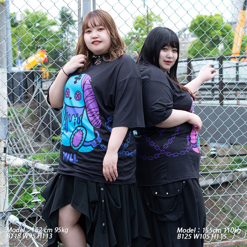 I read an image to a gallery viewer, Nero Huge T-Shirt (Plus Size Ver.)