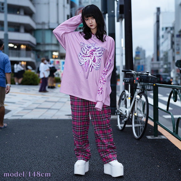 choko♡AURALEE ラベンダー 長袖 カットソー AURALEE（オーラリー）の「＜AURALEE（オーラリー）＞ スタンドアップ