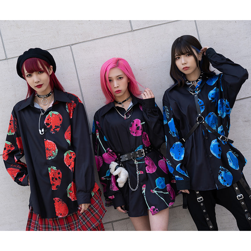 Asymmetry Strawberry Shirt – ACDC RAG
