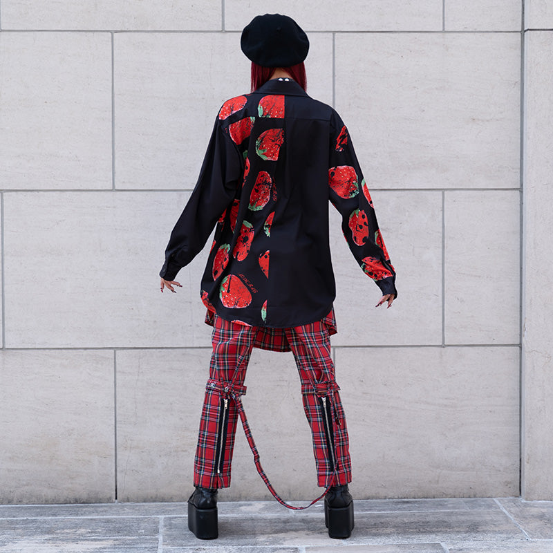 Asymmetry Strawberry Shirt – ACDC RAG