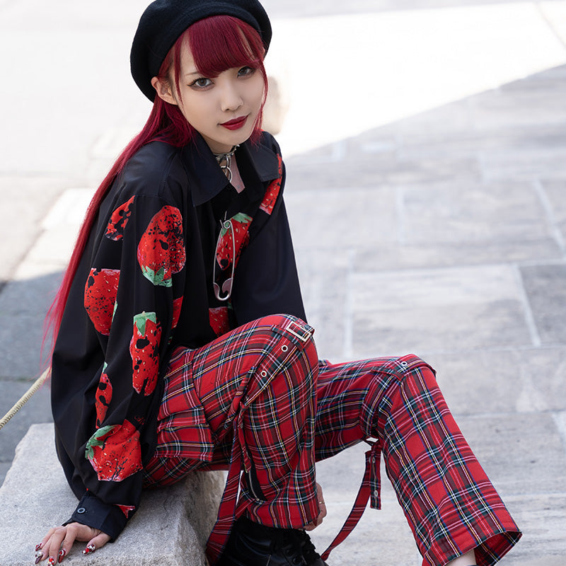 Asymmetry Strawberry Shirt – ACDC RAG