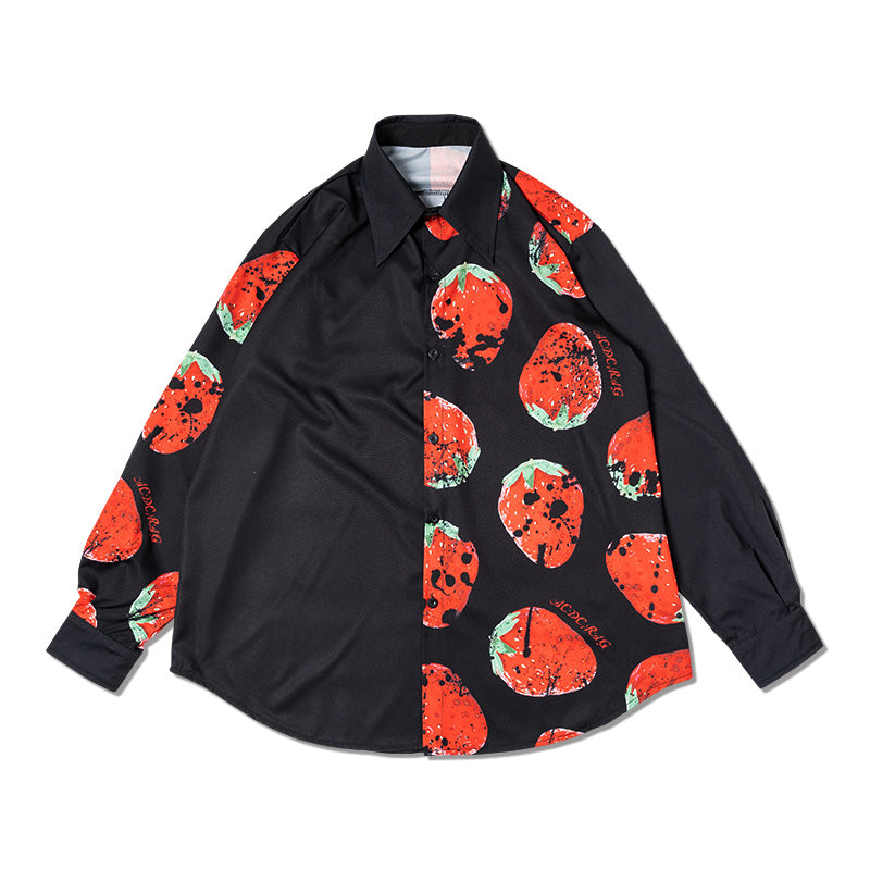 Asymmetry Strawberry Shirt – ACDC RAG