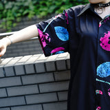 [Short Sleeve] Asymmetry Cherry Shirt