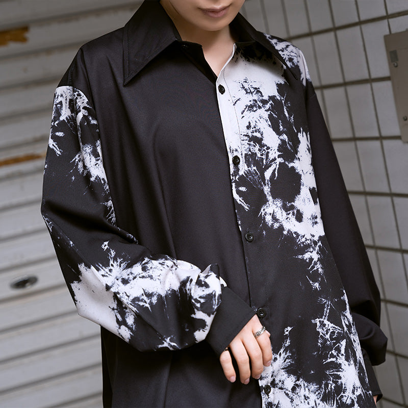 bleach dress shirts Neighborhood Garment Bleach Chambray Shirt | Male