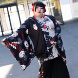 Higanbana Kimono ZIP Hoodie (Plus Size Ver.)