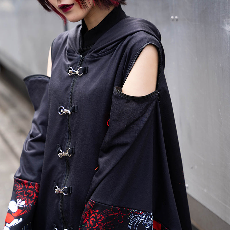 I read an image to a gallery viewer, Higanbana Kimono Jacket