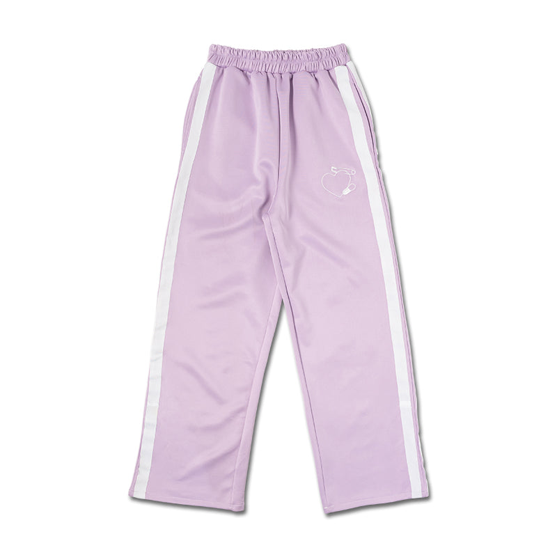 I read an image to a gallery viewer, Safe Jersey Pants Pastel Purple