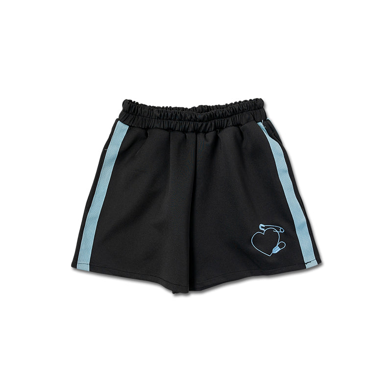Ω19AW ジャージショートパンツ黒 安心 ジャージショートパンツ BK/P.BL – ACDC RAG
