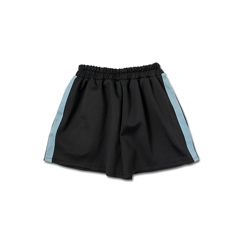 I read an image to a gallery viewer, Safe Jersey Short Pants Black/Pastel Blue