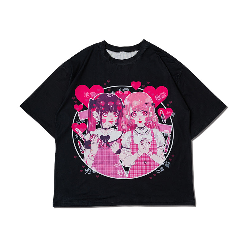 コジコジ ACDCLAG Tシャツ Y2K 地雷系 平成 ギャル アニメTシャツ コジコジ ACDCLAG Tシャツ Y2K 地雷系 平成 ギャル アニメTシャツ