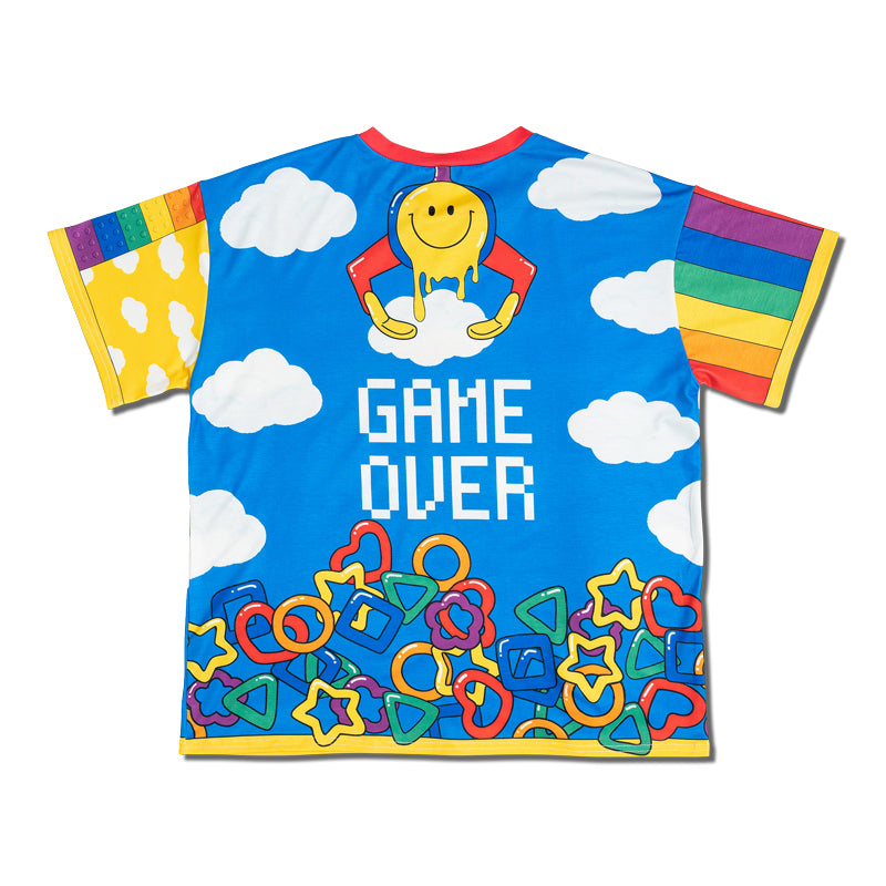 I read an image to a gallery viewer, Game Center Rainbow ☆ T-Shirt