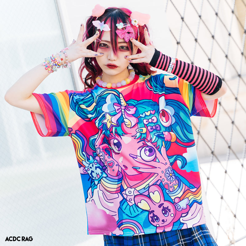 Rainbow ~ Eye T-Shirt – ACDC RAG