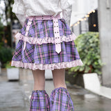 Pastel Gloomy Belt Skirt 
