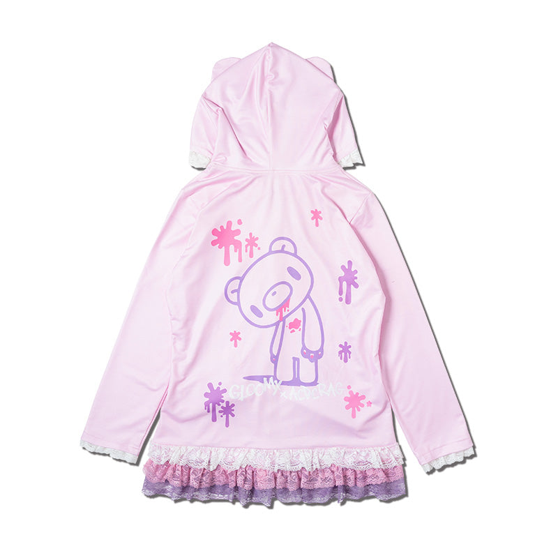 Pastel Gloomy Bear Ear Hoodie β ACDC RAG