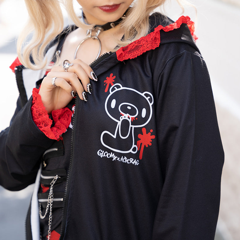 Dark Gloomy Bear Ear Hoodie β ACDC RAG
