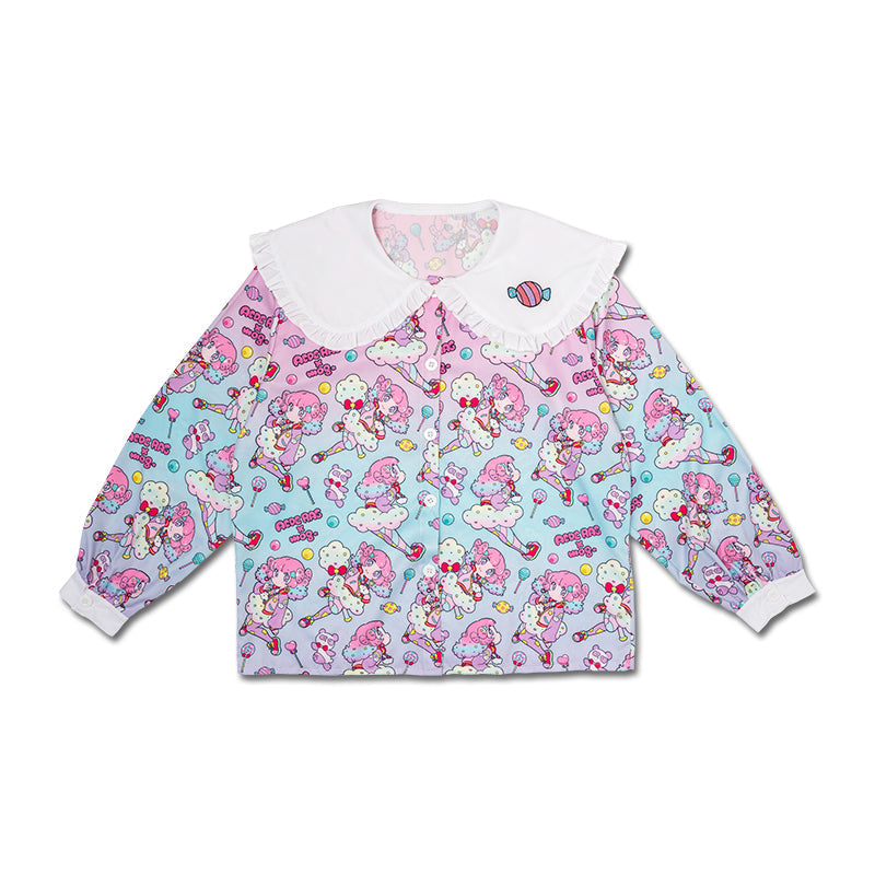 Gradation Fuwa-chan Blouse (Plus Size Ver.)