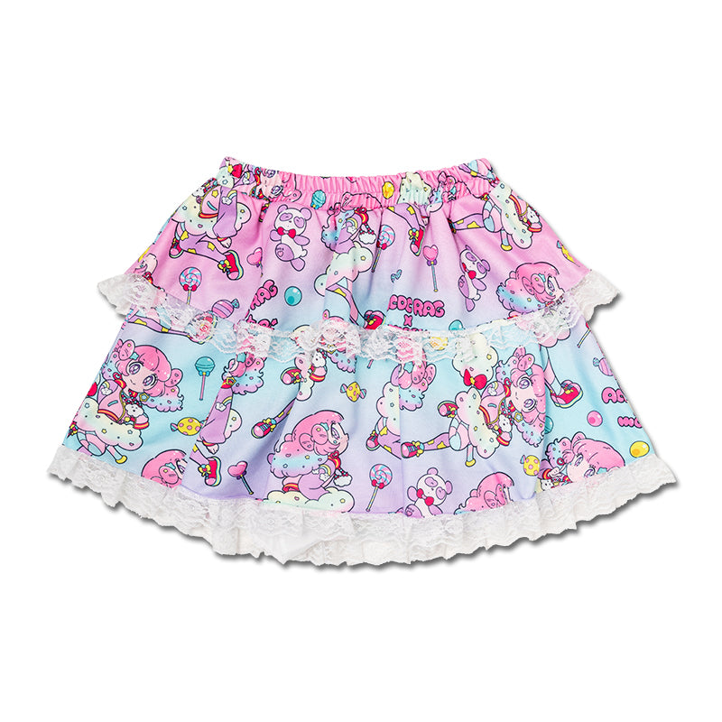 Gradation Fuwa-chan Skirt – ACDC RAG
