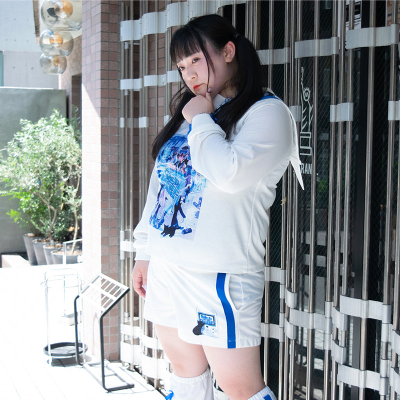I read an image to a gallery viewer, Cyber Cat Sailor Hoodie (Plus Size Ver.)