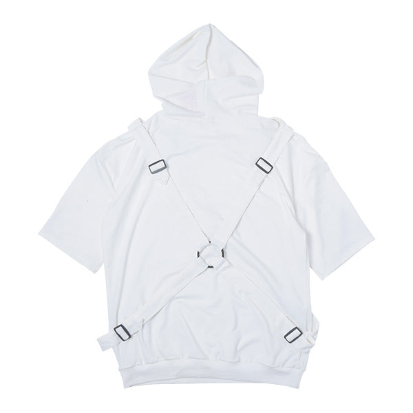 I read an image to a gallery viewer, [Short Sleeve] Parachute Hoodie