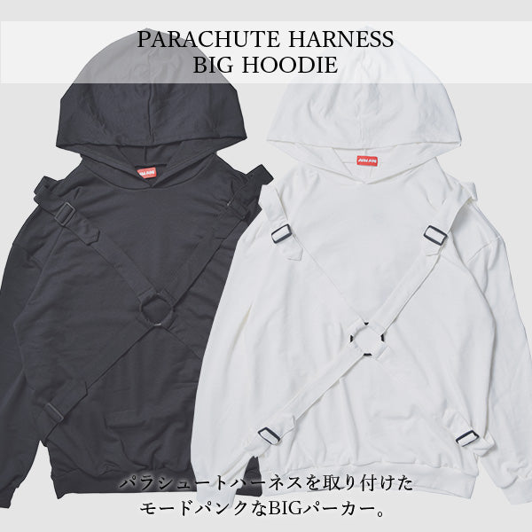I read an image to a gallery viewer, Parachute Hoodie