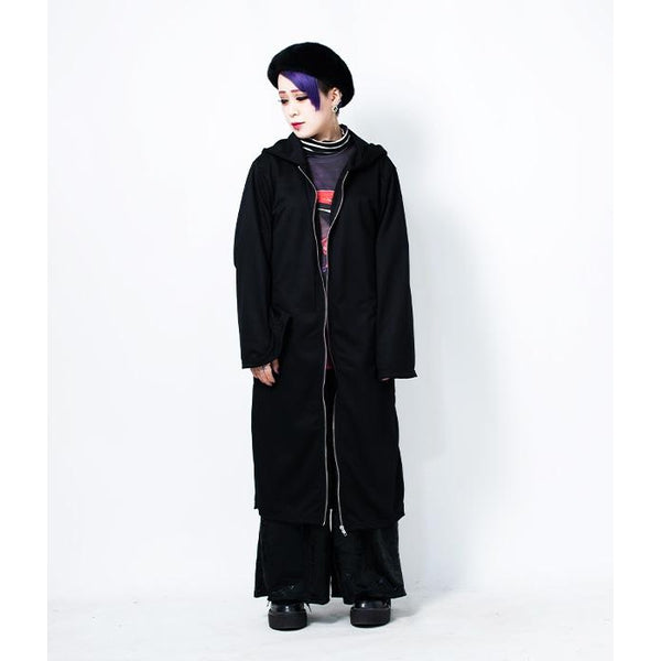 I read an image to a gallery viewer, Kimono Long Hoodie