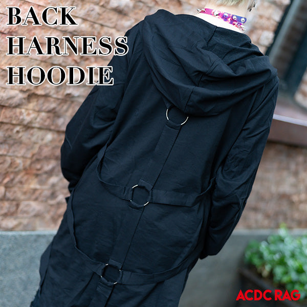 I read an image to a gallery viewer, Back Harness Hoodie
