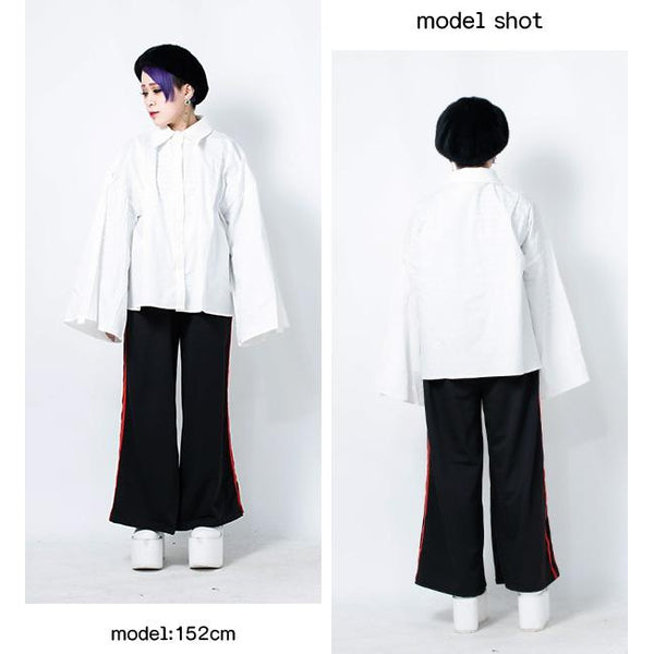 I read an image to a gallery viewer, Kimono Shirt