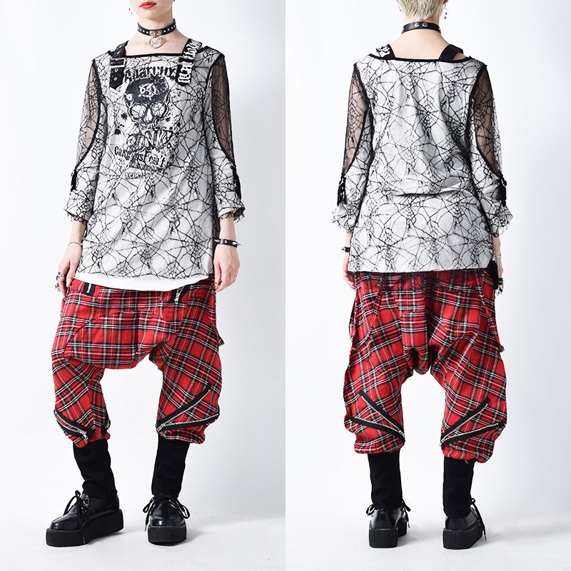 I read an image to a gallery viewer, Gauze Long-Sleeve Tee