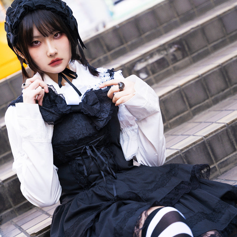 Ribbon Gothic Dress – ACDC RAG