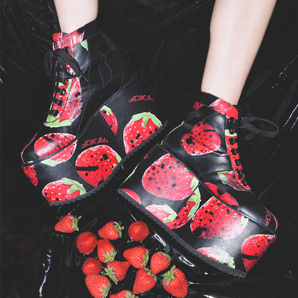 Strawberry Platform Shoes – ACDC RAG