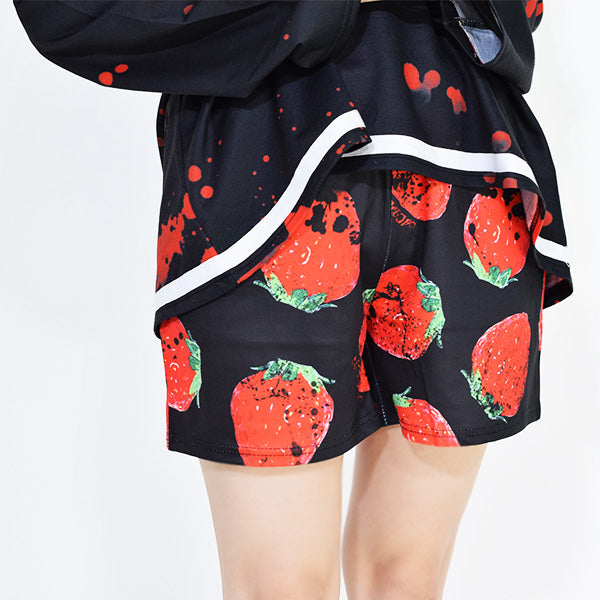 I read an image to a gallery viewer, Strawberry Short Pants
