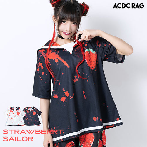 [Short Sleeves] Strawberry Sailor