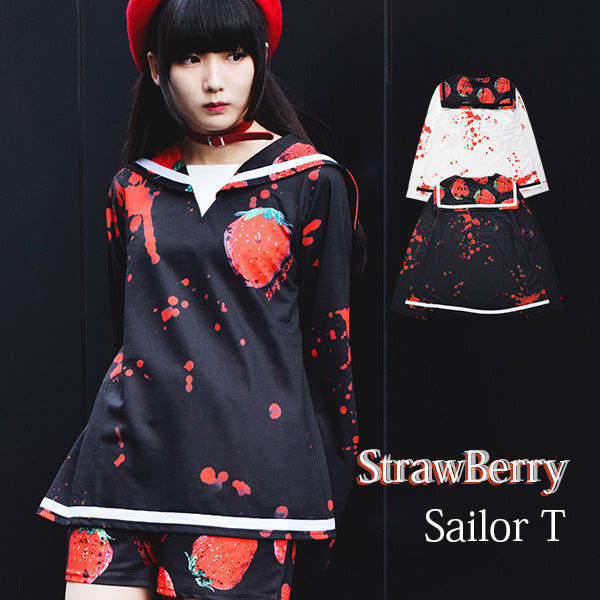 Strawberry Sailor Top