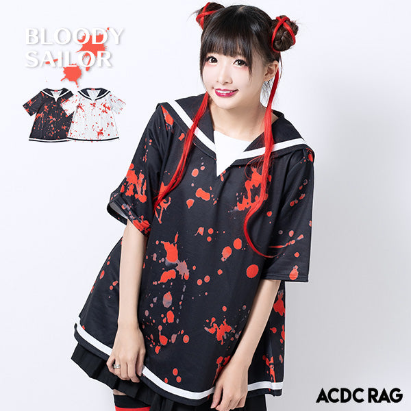 [Short sleeve] Blood Sailor Top