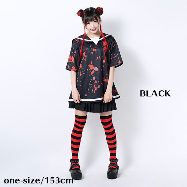 [Short sleeve] Blood Sailor Top