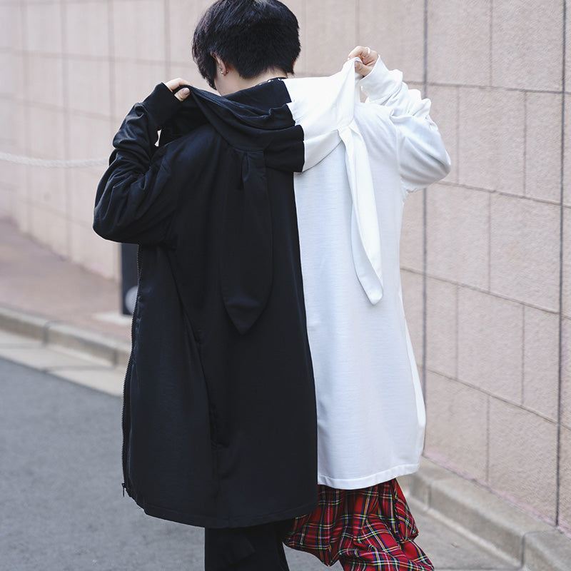 Asymmetry Usamimi ZIP Hoodie